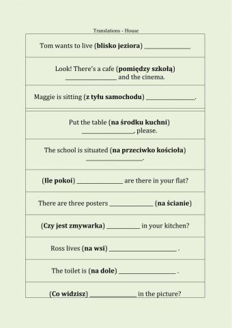 Translations - house E8
