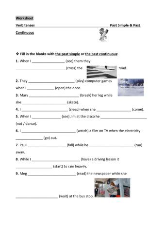 Past simple or past continuous