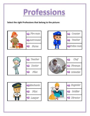 Professions