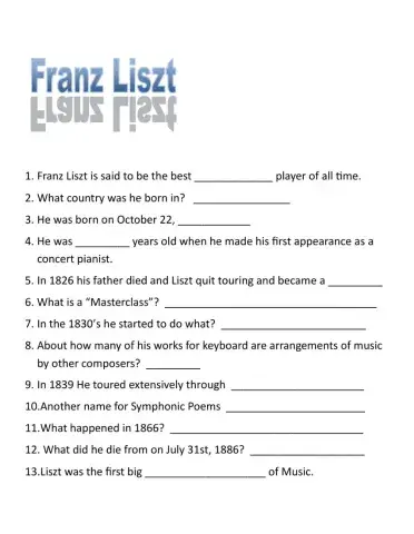 Franz Liszt