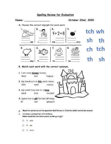 English Review HW 10-22