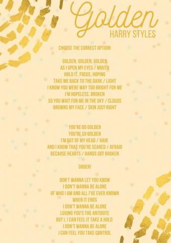 Golden - Harry Styles