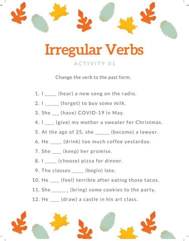 Irregular Verbs
