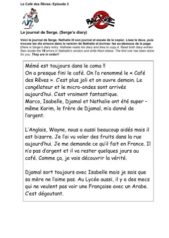 Le Café des Rêves - Test: Episode 3