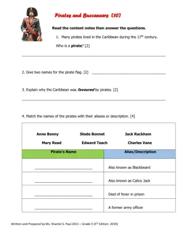 Pirates and Buccaneers