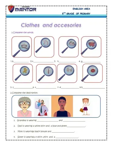 Clothes and accesories