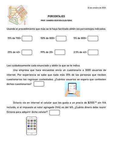 Porcentajes