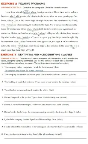 AG2 unit 14 ex2 and 3