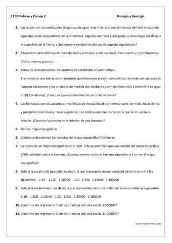 Relieve y paisaje 2