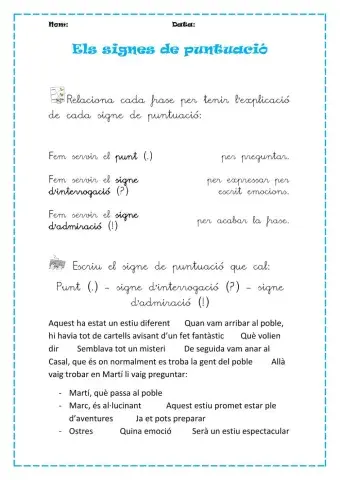 Signes de puntuació