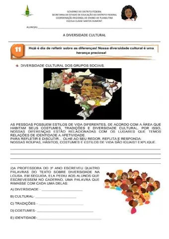 Diversidade cultural do povo brasileiro