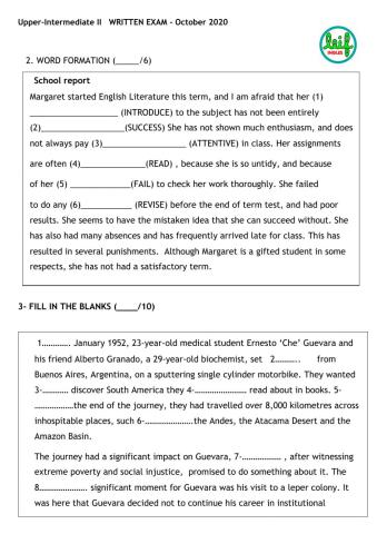 PT2 - Upper Intermediate 2 (uoe- voc)