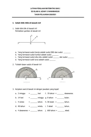 Latihan ulangan bab 2