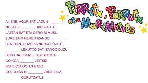 Agur bat, lagun maite!