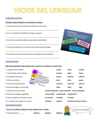 Vicios del lenguaje