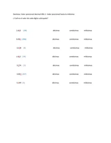 Valor posicional decimal