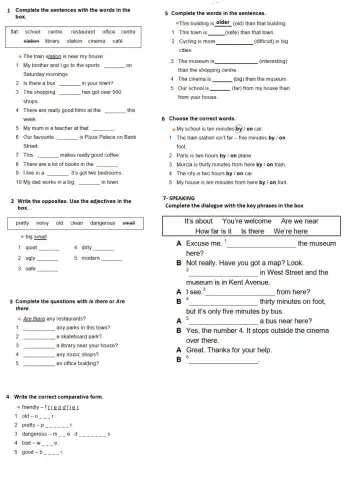 Practice test- English Plus - unit 1