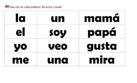 12 palabras de uso frecuente