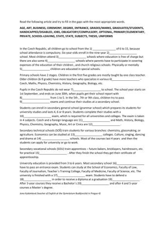 Czech education system