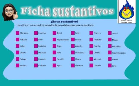 Reconocer sustantivos