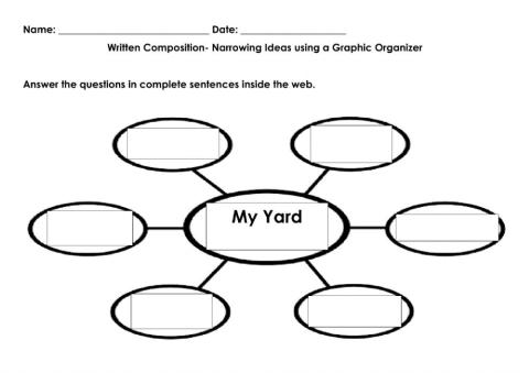 Narrow Ideas using Graphic Organizers