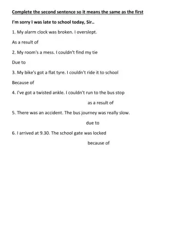 Linkers cause and effect