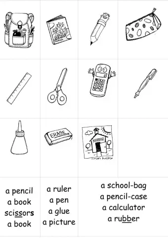 Happy street 1 Unit 2 vocabulary practice