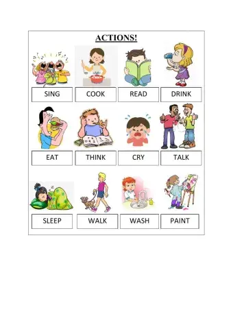 Pronunciation- ACTIONS