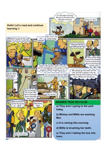 Present continuous - questions