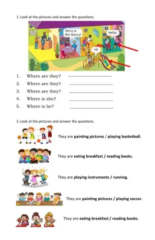 Where are they? and what are they doing?