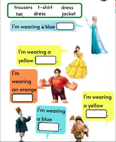 I'm wearing - clothes