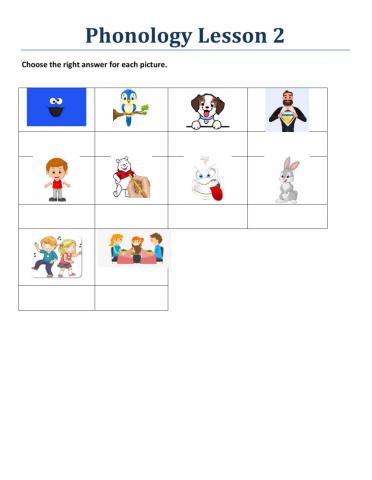 Phonology Lesson 2 Book 2