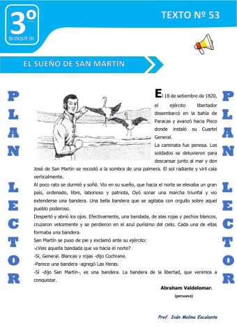 Texto nº 53 el sueño de san martin