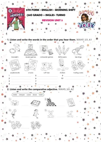 5to grado 13ra semana