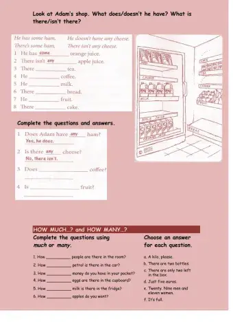 much many countable uncountable some any there is have got