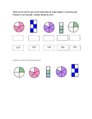 Practicamos fracciones