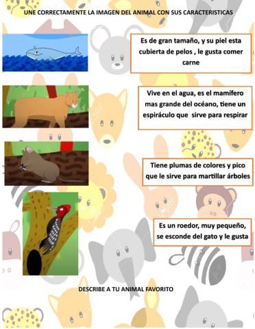 Descripcion de animales