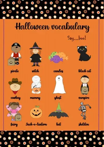 Halloween pictionary