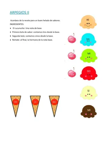 Construímos arpegios II