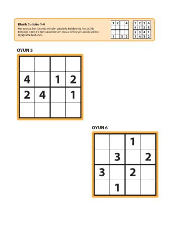 Sudoku 4lü 3