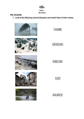 Juniors + Quiz October