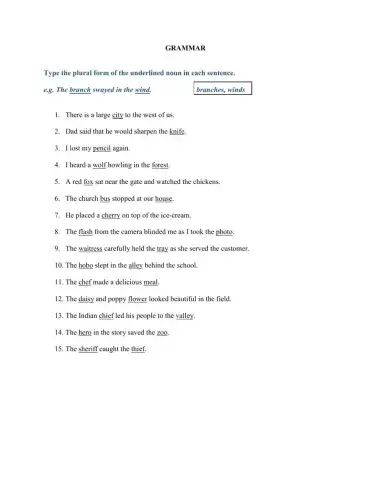 Grammar Bi-Weekly Test 3