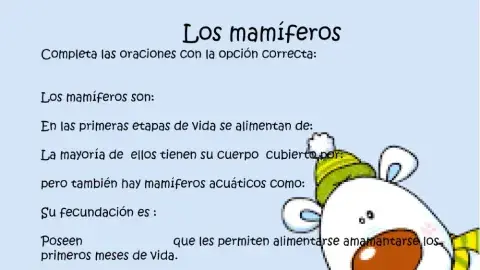 Los mamíferos