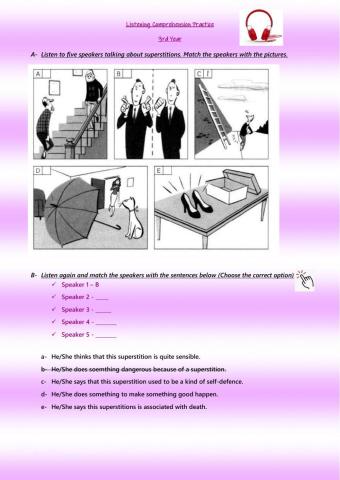 Listening Practice - Superstitions