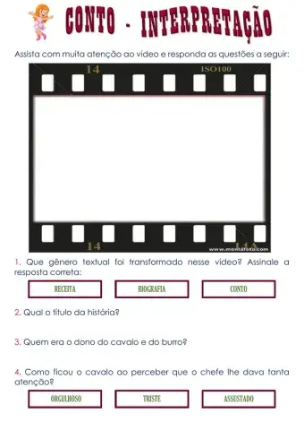 Conto - interpretação