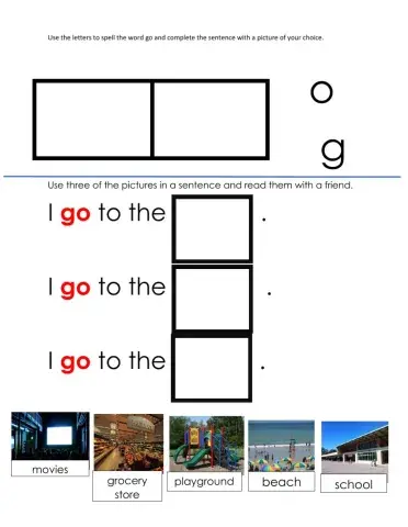 Sight word go