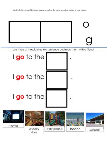 Sight word go