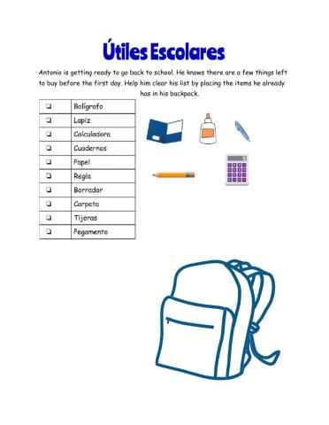 Utiles Escolares