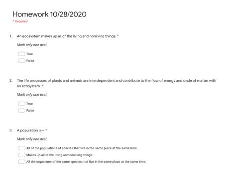 Science Homework 10-28-2020