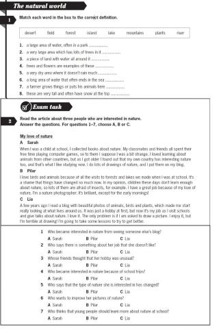 KEY FOR SCHOOLS: Reading and writing part 2